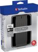 Die robuste externe USB-3.0-Festplatte mit dem grünen Knopf - Verbatim Store 'n' Go Traveller