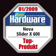 Nova Slider X 600: Auszeichnung in PCGH Print 01/2009, die ab 3.12.2008 im Handel ist. (20)