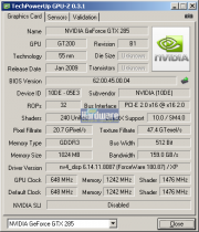 GPU-z hat die Angaben für Transistoren und Chipfläche noch nicht in der Datenbank hinterlegt.