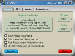 Fraps 2.8.2 steht zum Download bereit