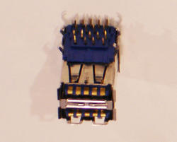 USB-3.0-Buchse im Detail