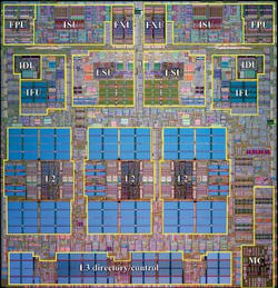 Berekley Labs und Tensilica arbeiten an einem Supercomputer dessen CPUs mit bis zu 400-facher Geschwindigkeit des hier gezeigten Standard-Server-Prozessors arbeiten.