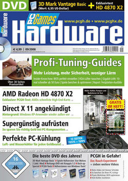 Cover der PCGH 09/2008 (DVD-Version)