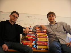 Die Geschäftsführer Guido Habicht und Andreas Marx des Antivirus Testlabors AV-Test (Bild: PCGH 2004)