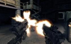 Crysis Warhead: Dual-MPs im Einsatz