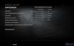 Call of Duty 5 World at War: Grafikmenü
