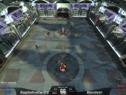 Sorgt heute wie damals noch für Spielspaß: Speedball 2 - Tournament, 2007 (Bild: Mobygames.com)
