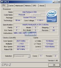 CPU-Z verrät sämtliche Details Ihres Prozessors.   (1)