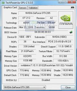 Angeblicher GPU-z-Shot (Jpg) aus einer Leser-Email.