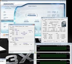Screenshot des aktuellen Weltrekordes im 3DMark Vantage