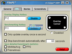 Fraps - FPS-Logging
