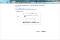 Die Sensibilität der Benutzerkontensteuerung (UAC) kann von Anwender in Windows 7 selbst bestimmt werden.