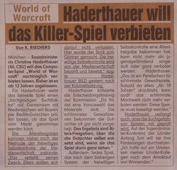 Christine Haderthauers Interview mit der Bild