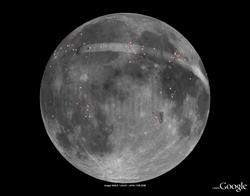 Mit Google Earth den Mond erkunden. (1)