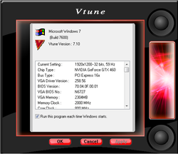vTune: Das aktuelle BIOS lautet 'N6727'