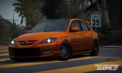 Der PC-Games-Code schaltet den Mazdaspeed 3 in Need for Speed World frei.