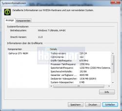 GTX 460M: die korrekten Specs mit 1,5 GiByte VRAM
