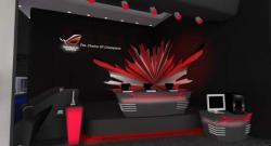 Asus-Bühne in Halle 17, Stand J06