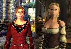 Skyrim und Oblivion im Grafikvergleich