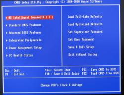 Zum Vergleich: ein klassisches Award BIOS beim Gigabyte P67A-UD3-B3