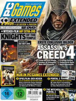 Die PC Games Extended 06/11 enthält zusätzlich eine zweite DVD, ein Witcher-2-/Portal-2-Wendeposter und den Spielfilm Geralt von Riva: Der Hexer.