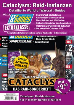 Die PC Games Extraklasse enthält diesmal ein 100seitiges Sonderheft zum Thema WoW-Raids.