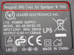 Speedport W700V: Telekom-Router mit gefährlichem Netzteil ( (1)