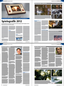 Spielegrafik 2012: Vier Seiten zum Thema in PCGH 10/2011
