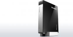 Auch mit 'externem' Laufwerk bleibt der Lenovo Q180 kompakt und elegant.