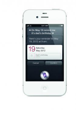 Apple iPhone 4S mit der Sprachsteuerung Siri