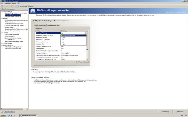 Das überarbeitete Forceware-Panel im Bilde. (Bild: PCGH)