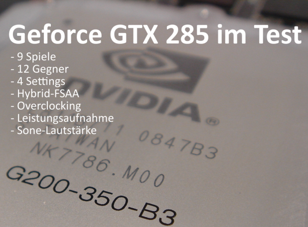 Geforce GTX 285 - Test der neuen Nvidia-Grafikkarte