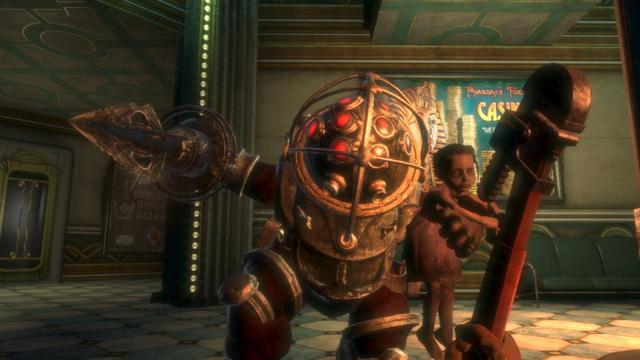 Bioshock raus? Das Spiel gilt als Meisterwerk: Das Art-Deco-Setting, grandiose Atmosphäre und unglaubliche Grafik sorgen für Gänsehaut pur.