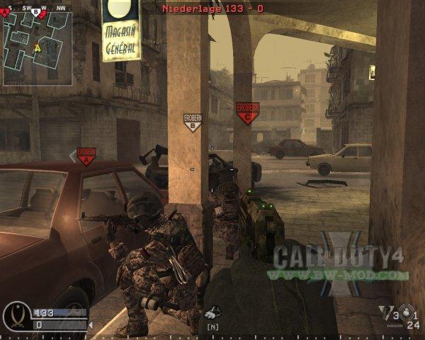 Screenshots zum Call of Duty 4 Bundeswehr-Mod