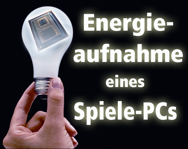 Energieaufnahme eines Spiele-PCs (Bild: PCGH)