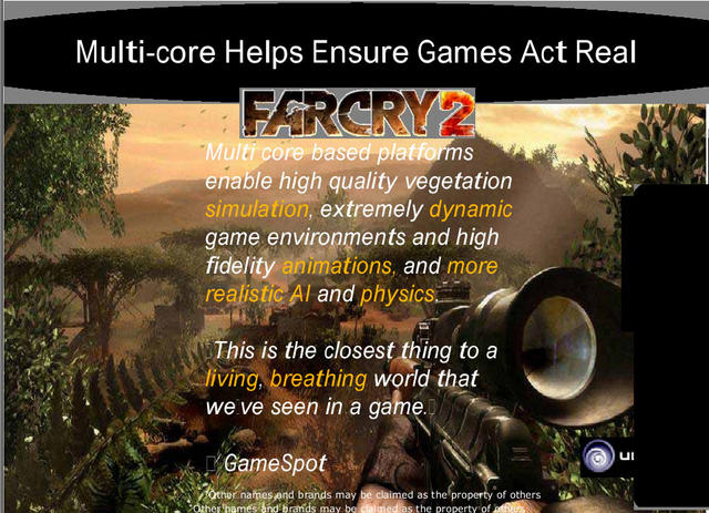 Intel zeigte Far Cry 2  im Rahmen einer Präsentation, die sich unter anderem um Raytracing drehte.