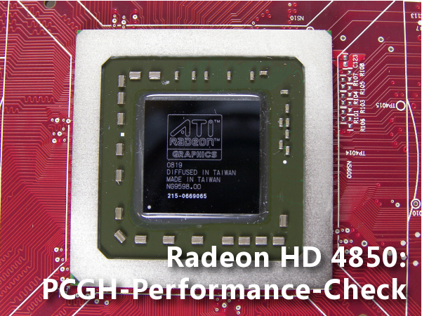 AMD Radeon HD 4850 im PCGH-Benchmark-Test