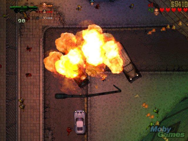 Explosionen können sich in GTA 2 ebenfalls schon sehen lassen.