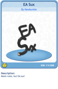 Spore Kreatur: EA Sux