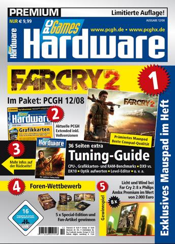 Die Premium-Ausgabe der PCGH 12/2008 zu Far Cry 2 erscheint am 05.11.2008 im Handel.
