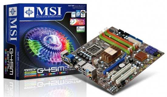 MSI G45M Digital (Bild: MSI) (1)