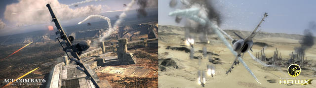 Vergleich: HAWX gegen Ace Combat 6 bei PC Games