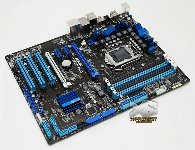 Asus P7P55: P55-Mainboard mit SLI-Technik?