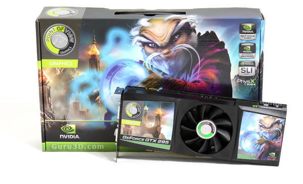 Point of View Geforce GTX 295 Single PCB