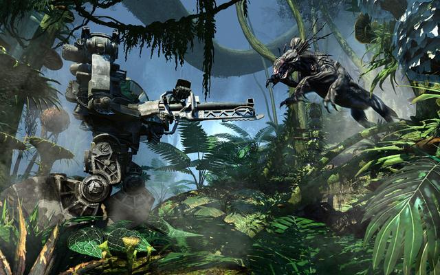 Avatar: Sie können als RDA-Soldat auch in Roboter steigen.