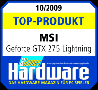 MSI Geforce GTX 275 Lightning mit 1.792 MiByte im Test