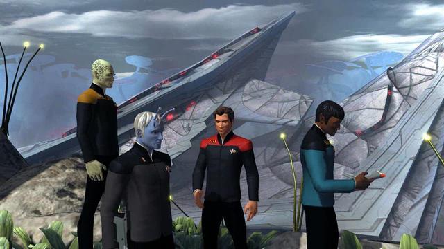 Offiziere beeinflussen nicht nur die Stärken und Schwächen eines Schiffs, sondern begleiten den Captain auch auf Bodenmissionen.