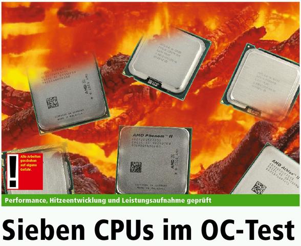 Core i5-750, Phenom II X4 965 BE und Co: Sieben CPUs im Overclocking-Test