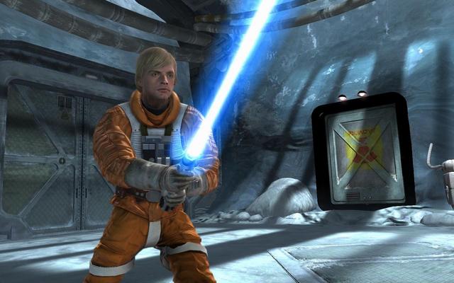 Star Wars: Force Unleashed - unverkennbar dank Lichtschwert