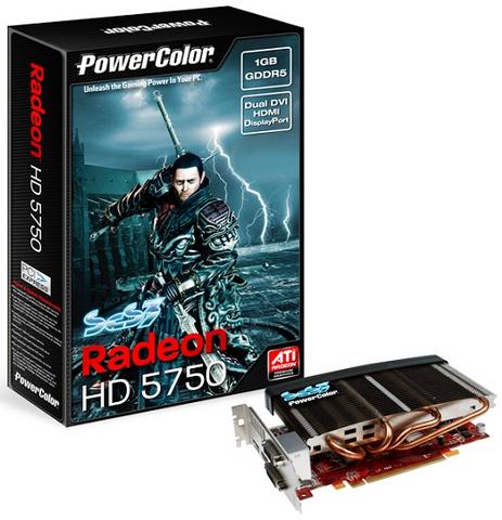 Passive Ati Radeon HD 5750 von Powercolor